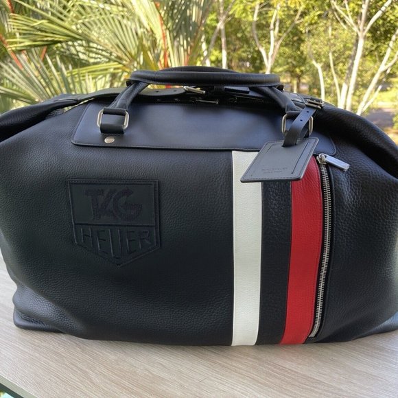 Tag Heuer Bags Tag Heuer France Xl Premium 2 Full Leather Carryall